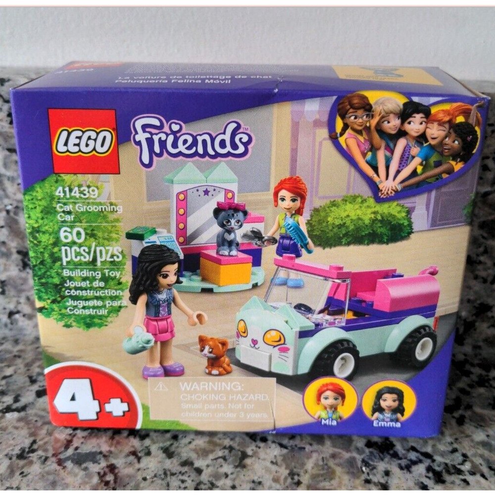 🎁 LEGO 41439 2021 Friends Cat Grooming Car Building Kit 60 pieces BRAND NEW 🎄